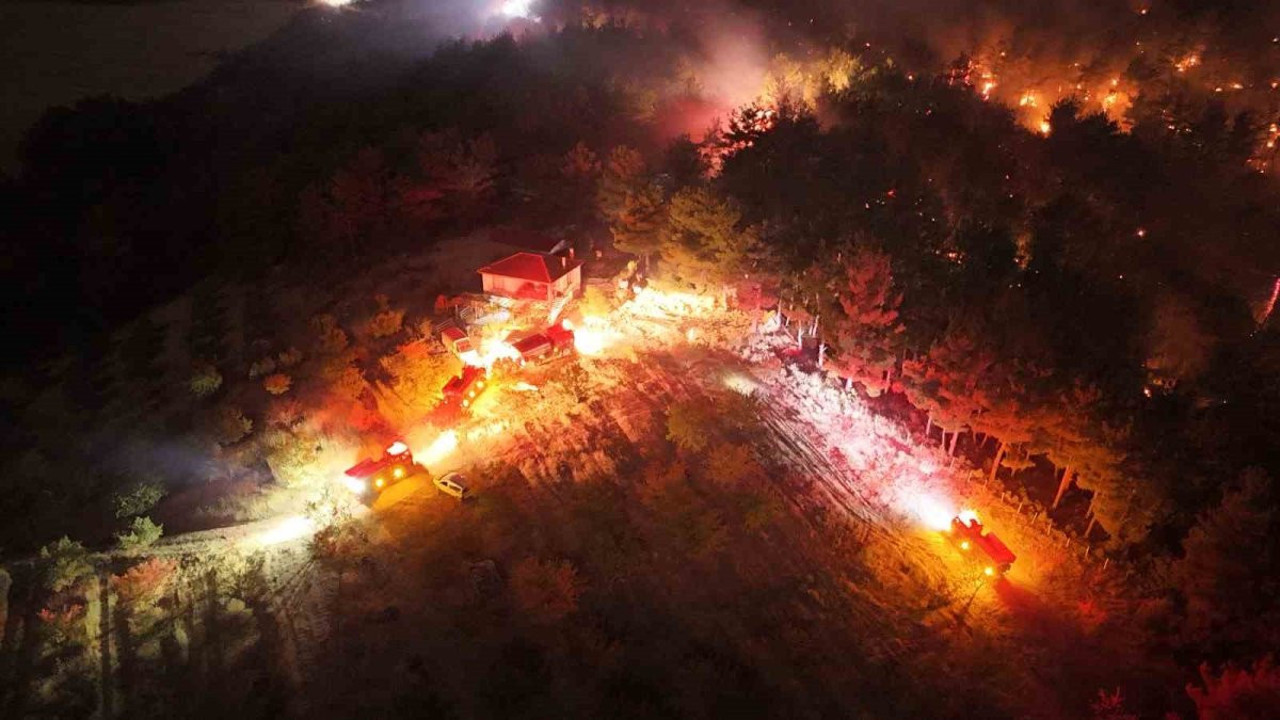 Çanakkale’deki orman yangını kontrol altında