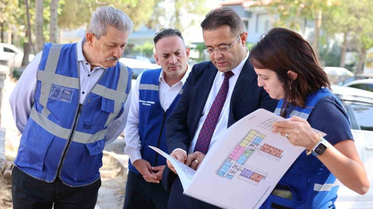 Menteşe’de devam eden yatırımlara yerinde inceleme