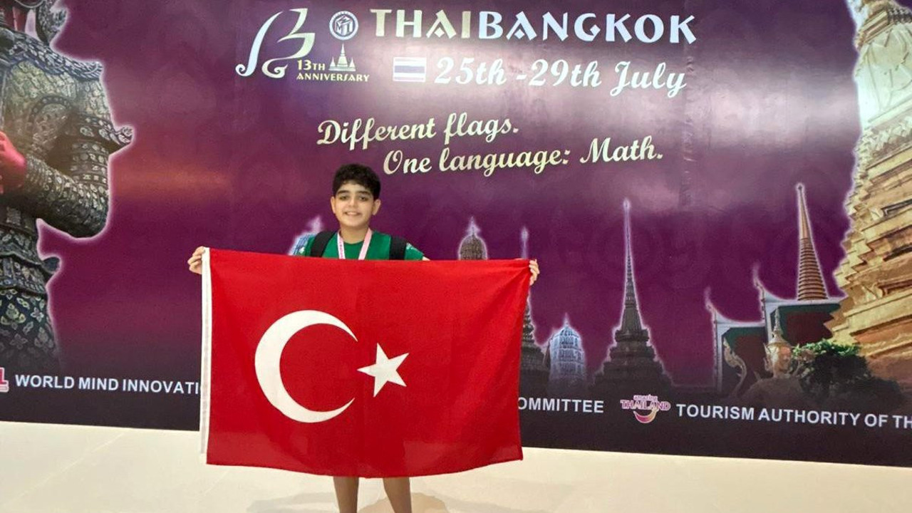 Türkiye'yi temsil eden küçük Ali, dünya 3'üncüsü oldu