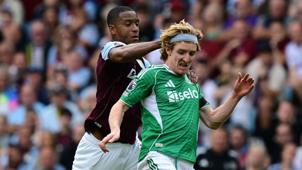 Isak'sız Newcastle 10 kişi Aston Villa'ya gol atamadı