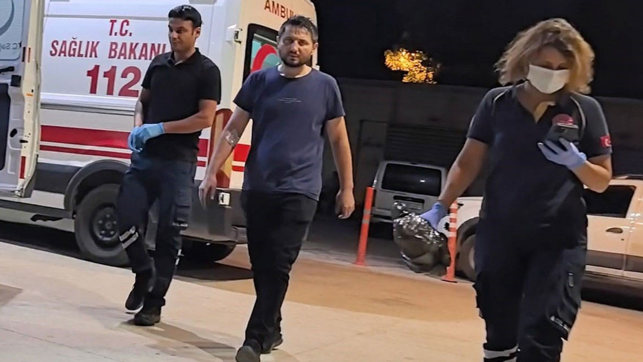 Üzerine asit sıçrayan işçi yaralandı