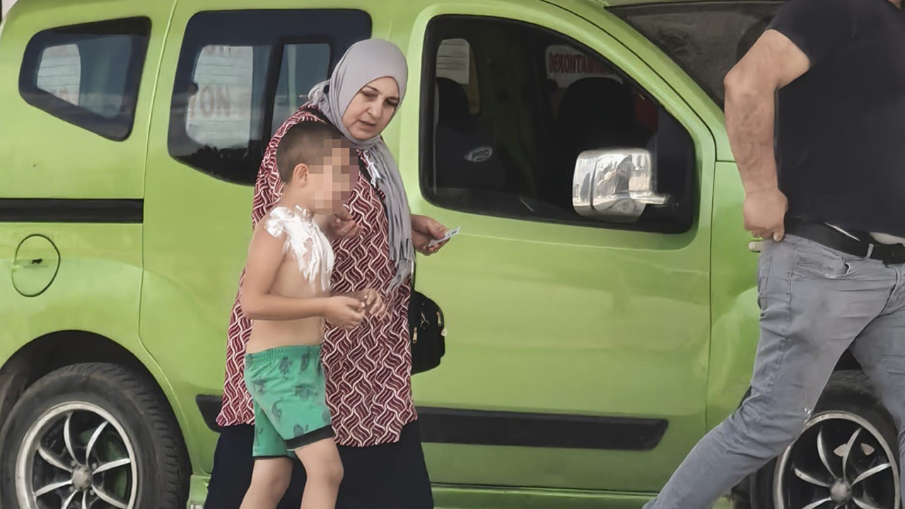 7 yaşındaki Devrim’in son oyunu pahalıya mal oldu! Tişörtü bir anda alev aldı