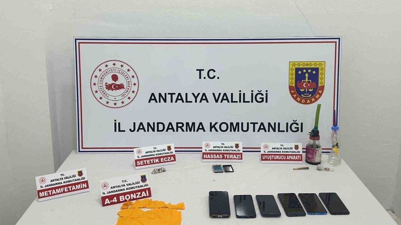 Antalya’da uyuşturucu operasyonu