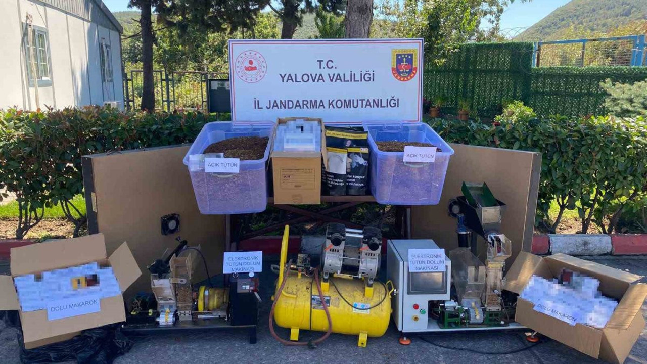 Yalova’da kaçakçılık operasyonu!