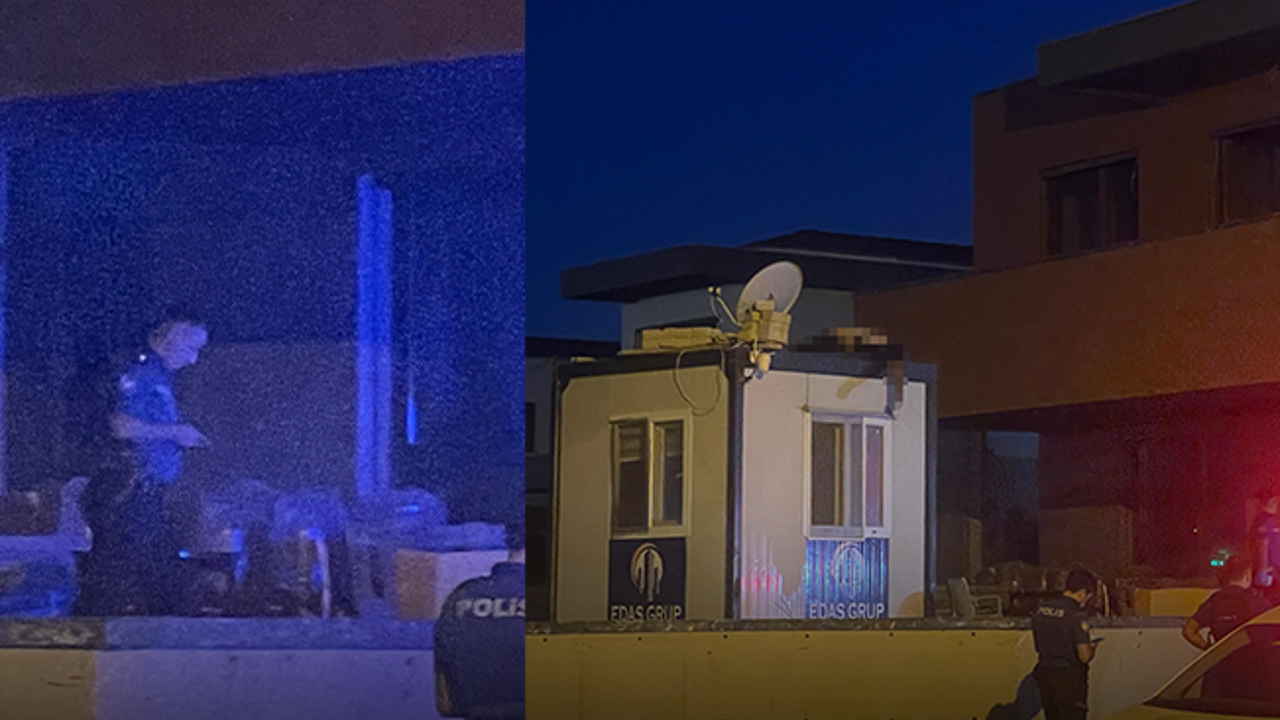 İnşaatta korku dolu anlar! Konteynerin üstünde ceset bulundu