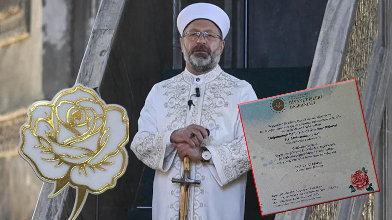 Diyanet altın varaklı davetiye bastırdı!