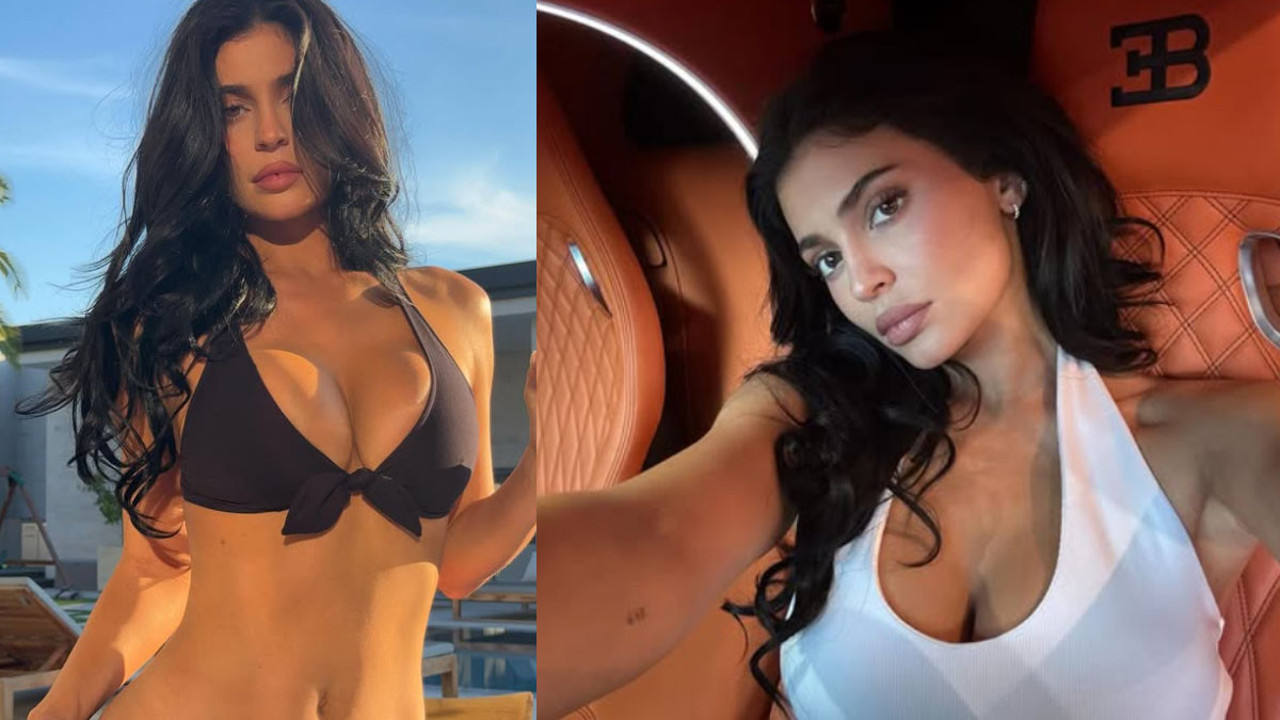 Kylie Jenner fiziğini sergilediği pozlarıyla dikkat çekti!