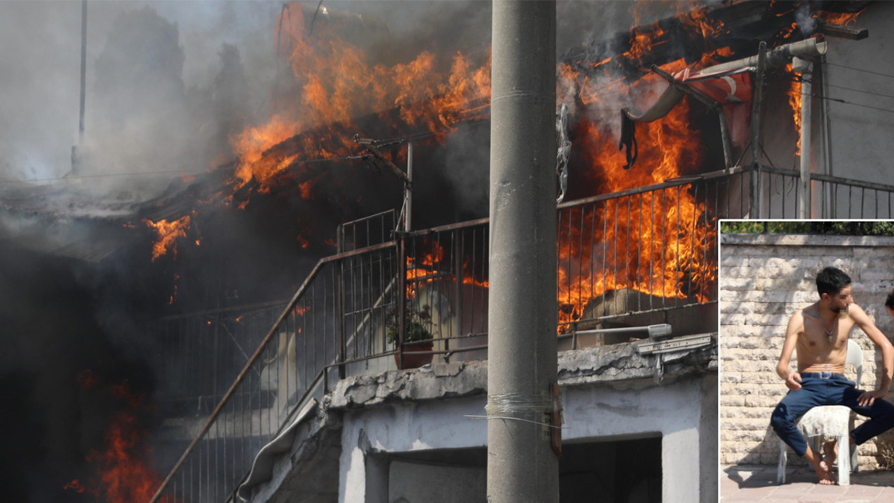 Miras evi yaktı! Yarı çıplak izledi: Polise şok itirafta bulundu