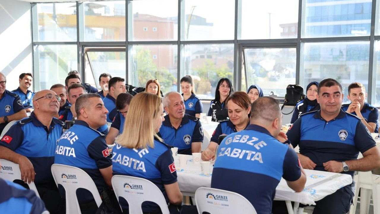 Gebze'de Zabıta Haftası’nda özel kutlama