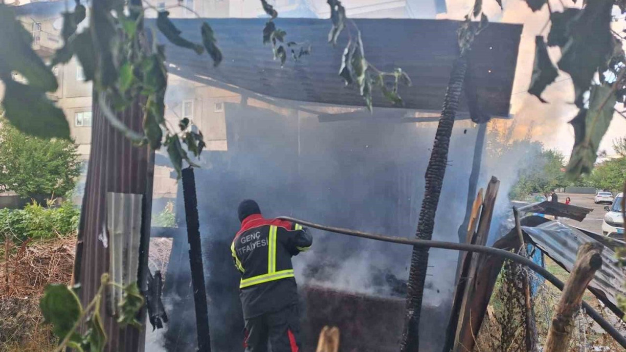 Tandırda unutulan köz yangın çıkardı!