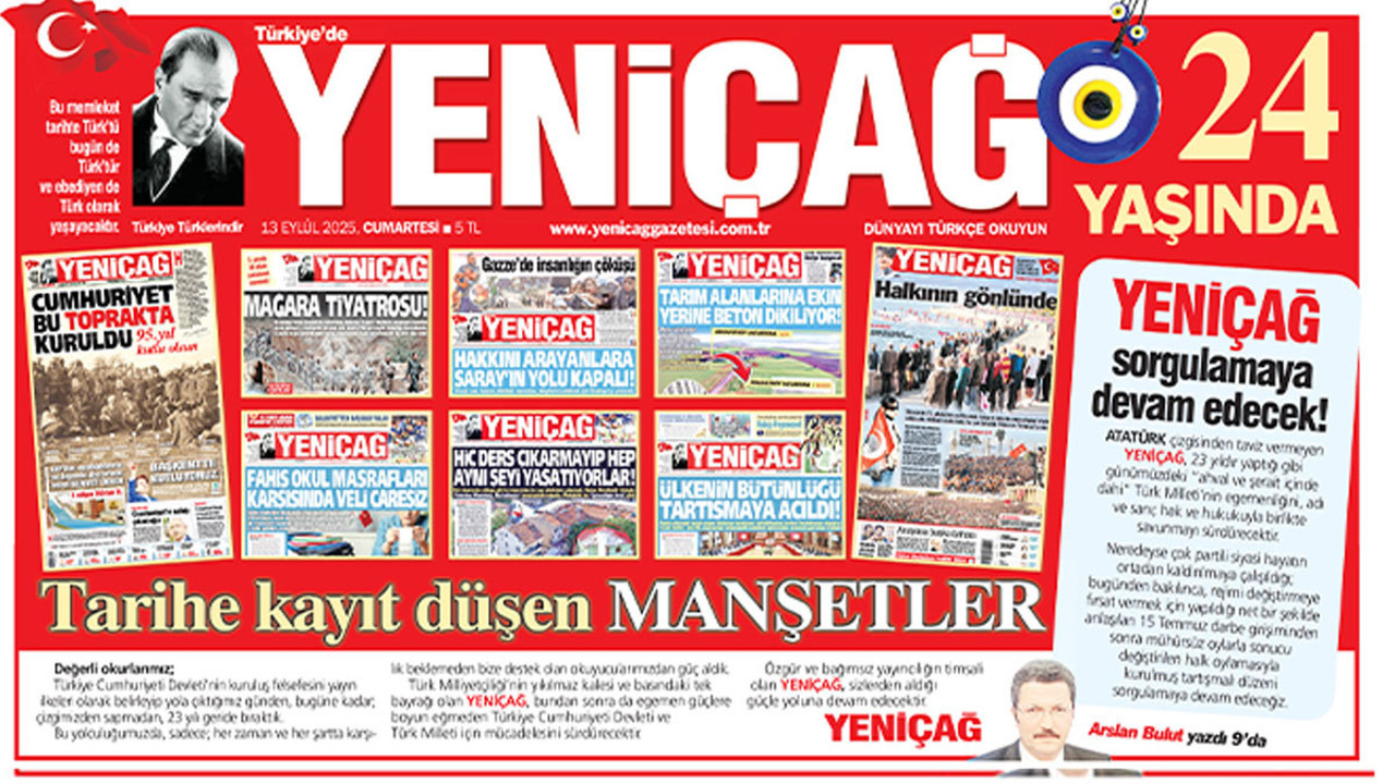 Yeniçağ 24 yaşında