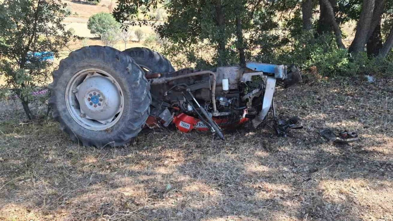 Kuşburnu toplamaya gitti: Traktör devrilince canından oldu!