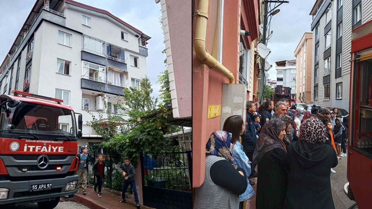 Apartman sakinleri şokta! Samsun’da 5’inci katta kombi patladı