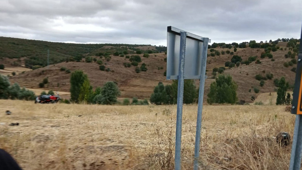 Tokat'ta motosiklet faciası! Tarlaya uçtu