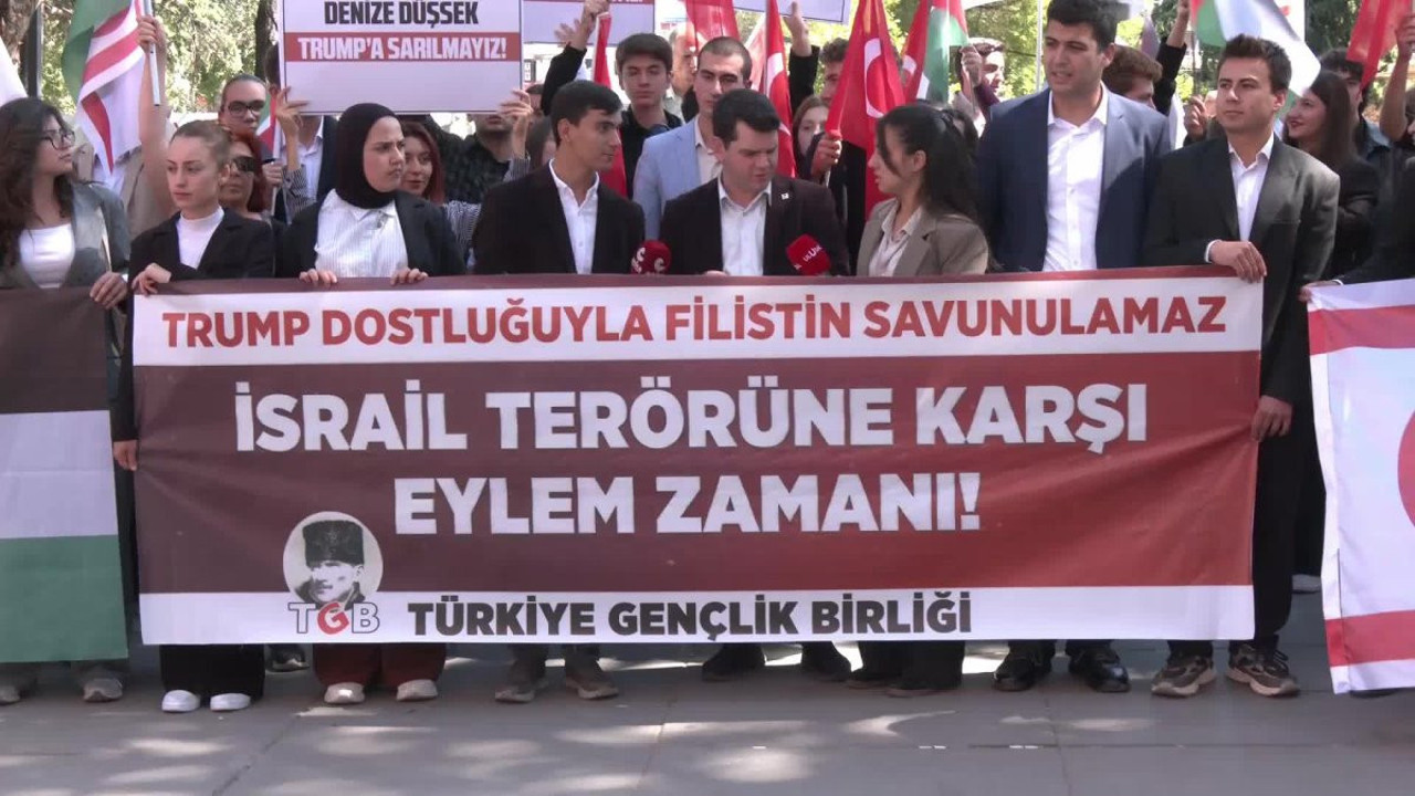 Türkiye Gençlik Birliği'nden 'Gazze' eylemi