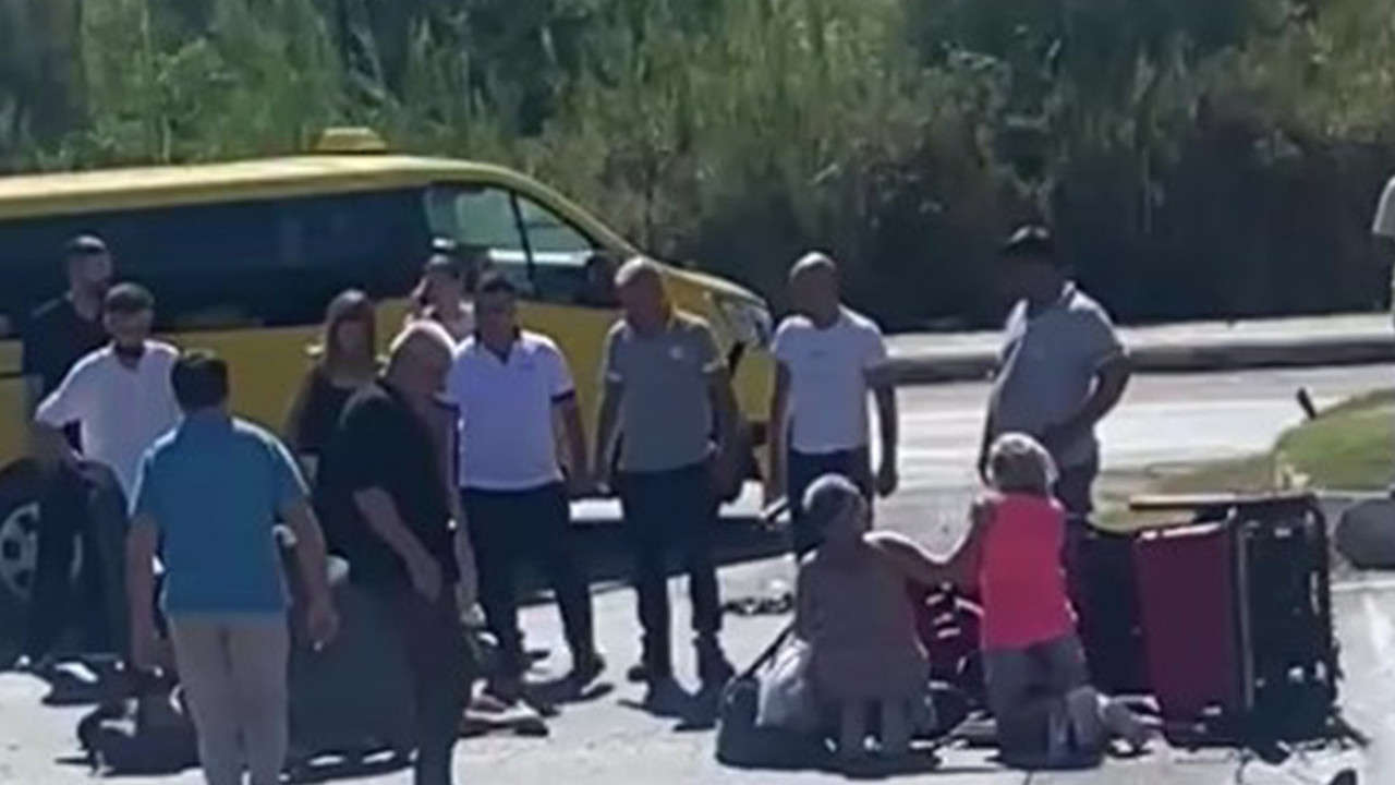 Taksicinin hatası kazayı getirdi! Yaralılar var