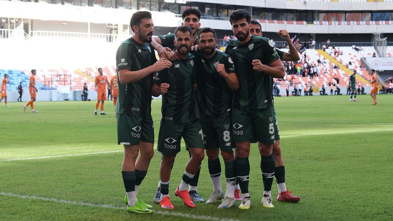 Bursaspor farklı kazandı, seriyi sürdürdü