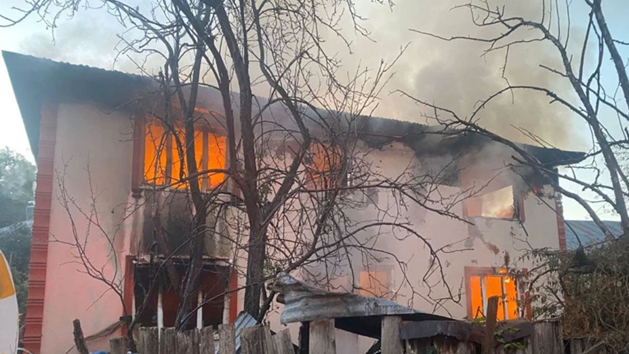 Bolu’da yangın faciası! Yaşlı çift feci şekilde can verdi