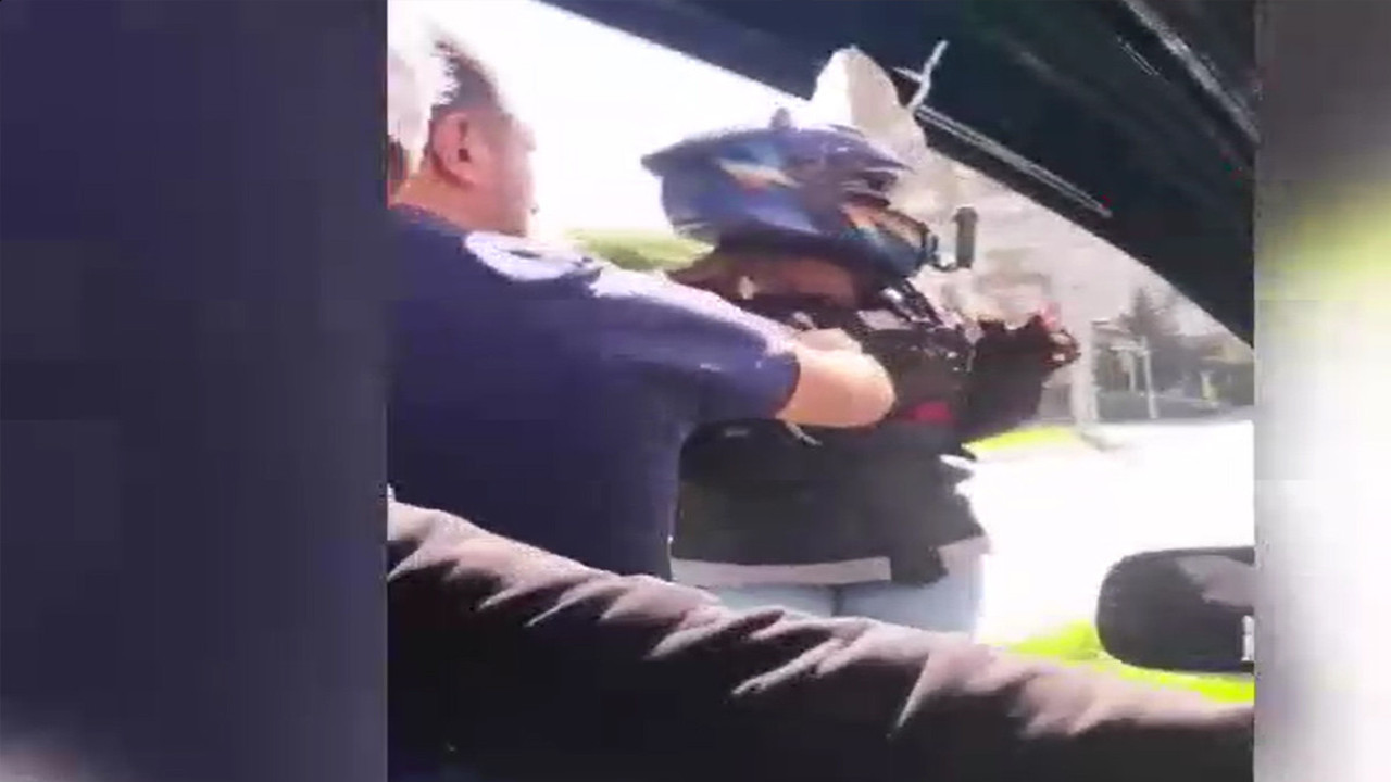 Kayseri'de trafik dehşeti! Yol verme kavgasında yumruklar konuştu