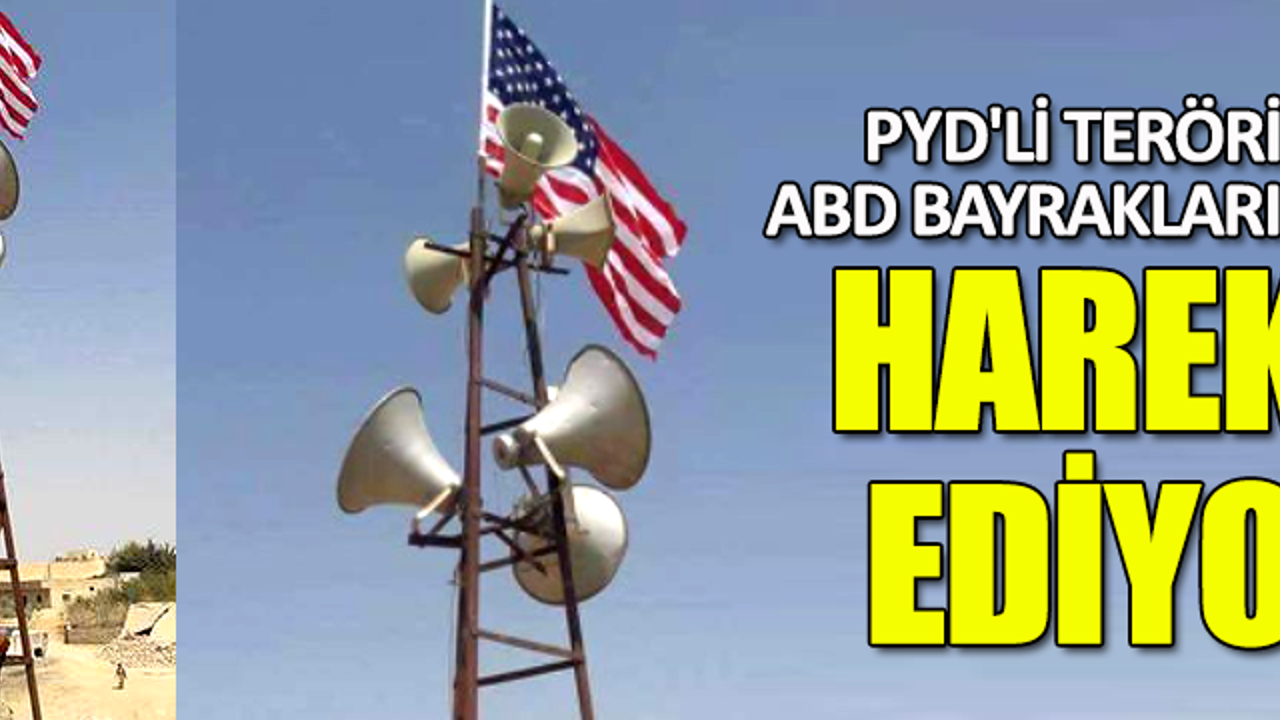 PYD, ABD bayrağını kalkan olarak kullanıyor