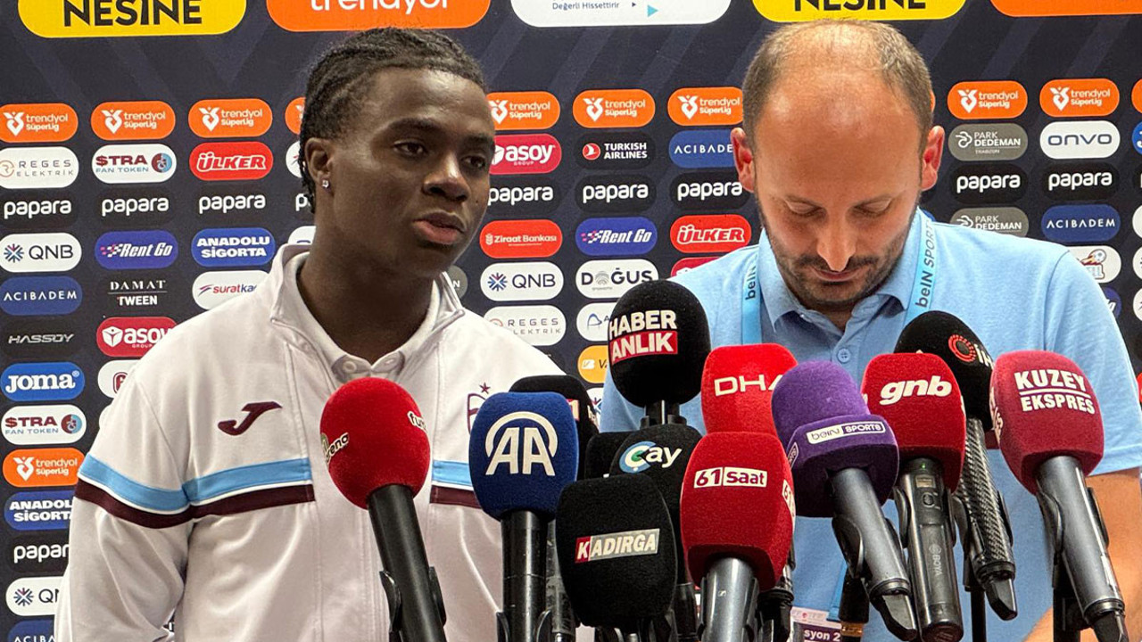 Oulai'den Trabzonspor taraftarlarına hediye!