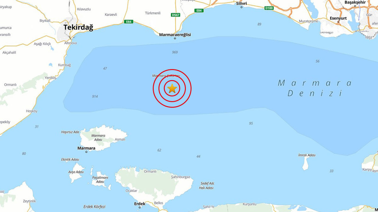 Tekirdağ'da artçı sarsıntı