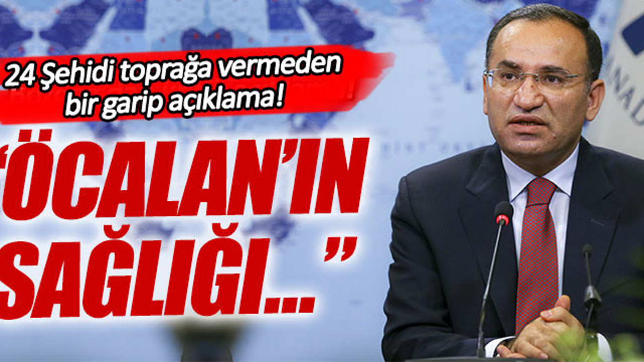 Bozdağ: Öcalan'ın sağlık durumu iyi