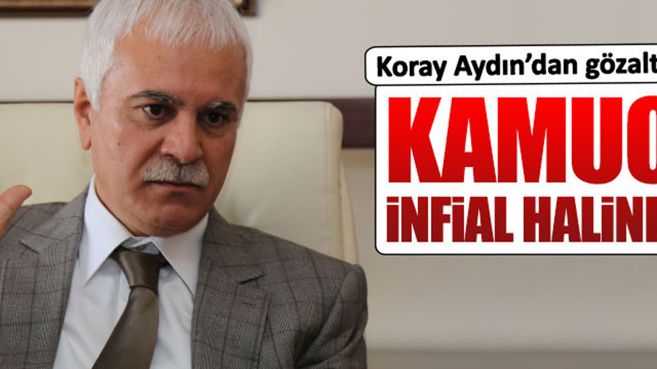 Koray Aydın'dan gözaltılara sert tepki