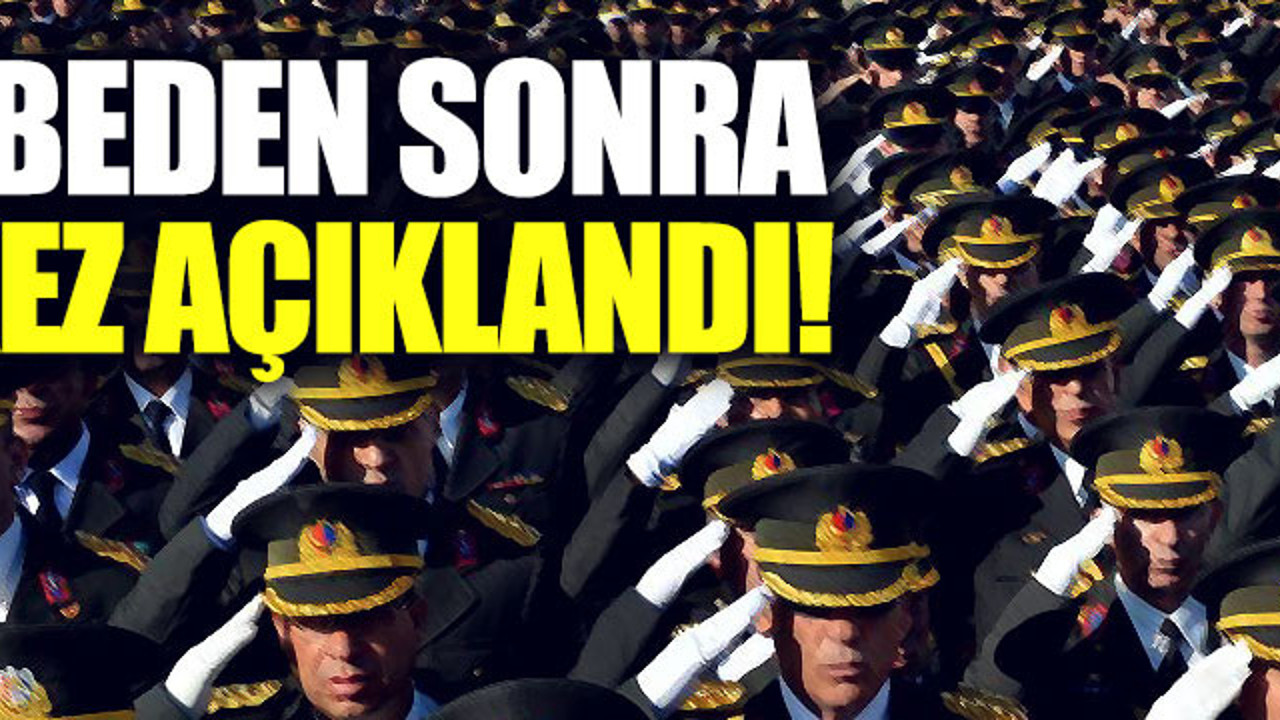 TSK’nın yeni mevcudunu açıkladı