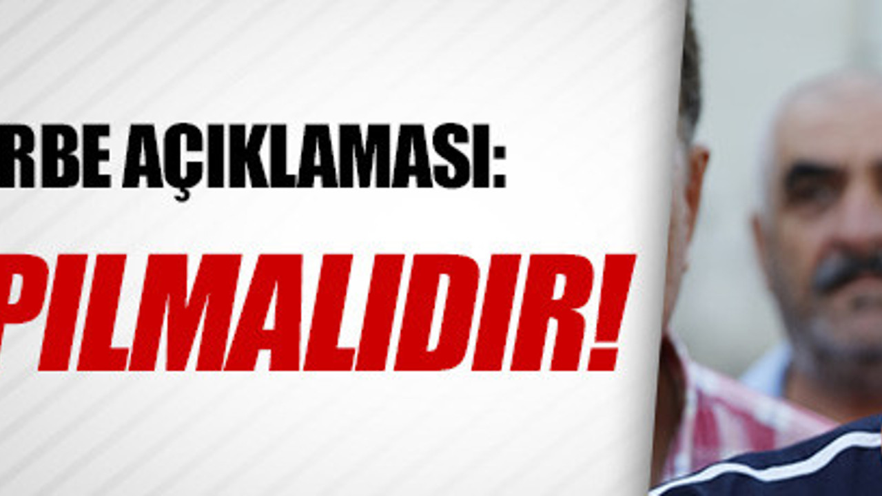 Deniz Baykal'dan darbe açıklaması