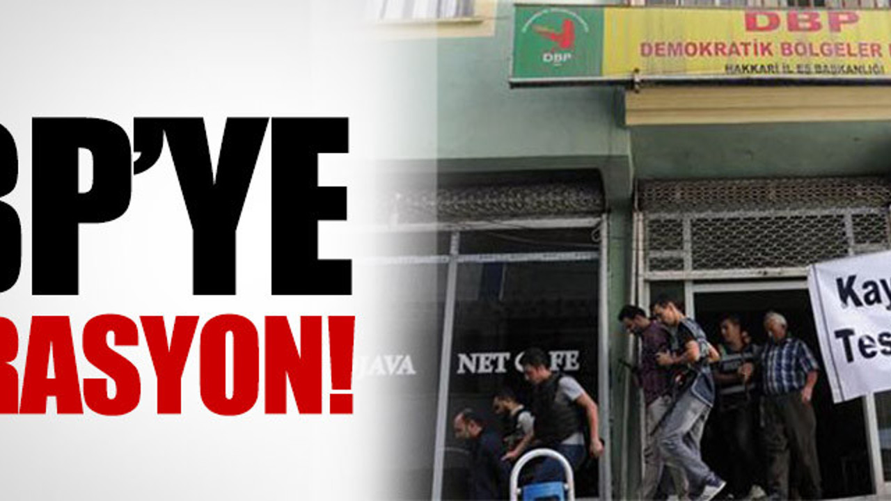 Hakkari’de DBP’ye operasyon