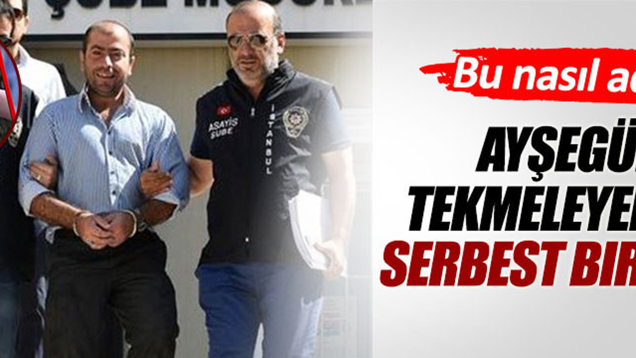 Ayşegül Terzi'ye tekme atan Abdullah Çakıroğlu serbest bırakıldı