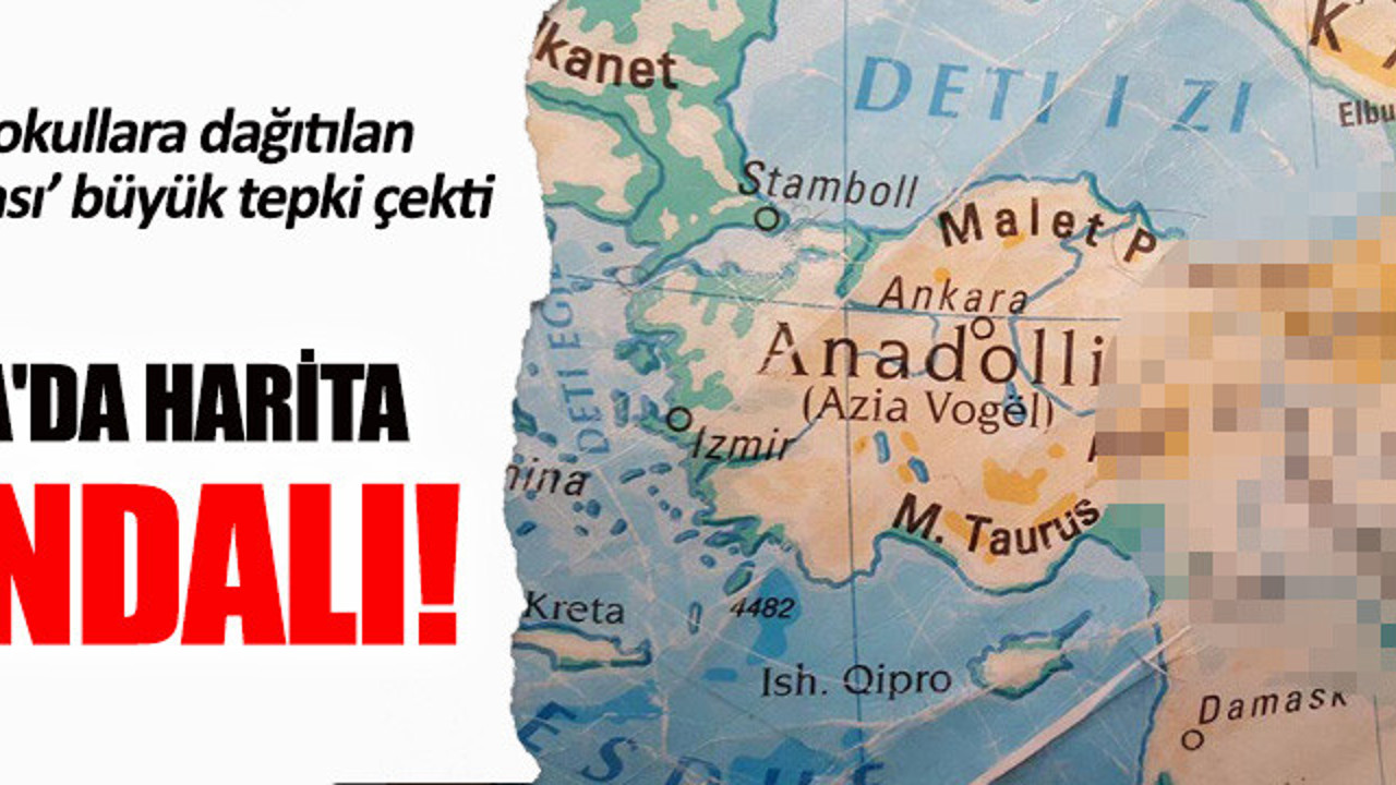 Prizren’de okullara dağıtılan ‘Türkiye haritası’ büyük tepki çekti