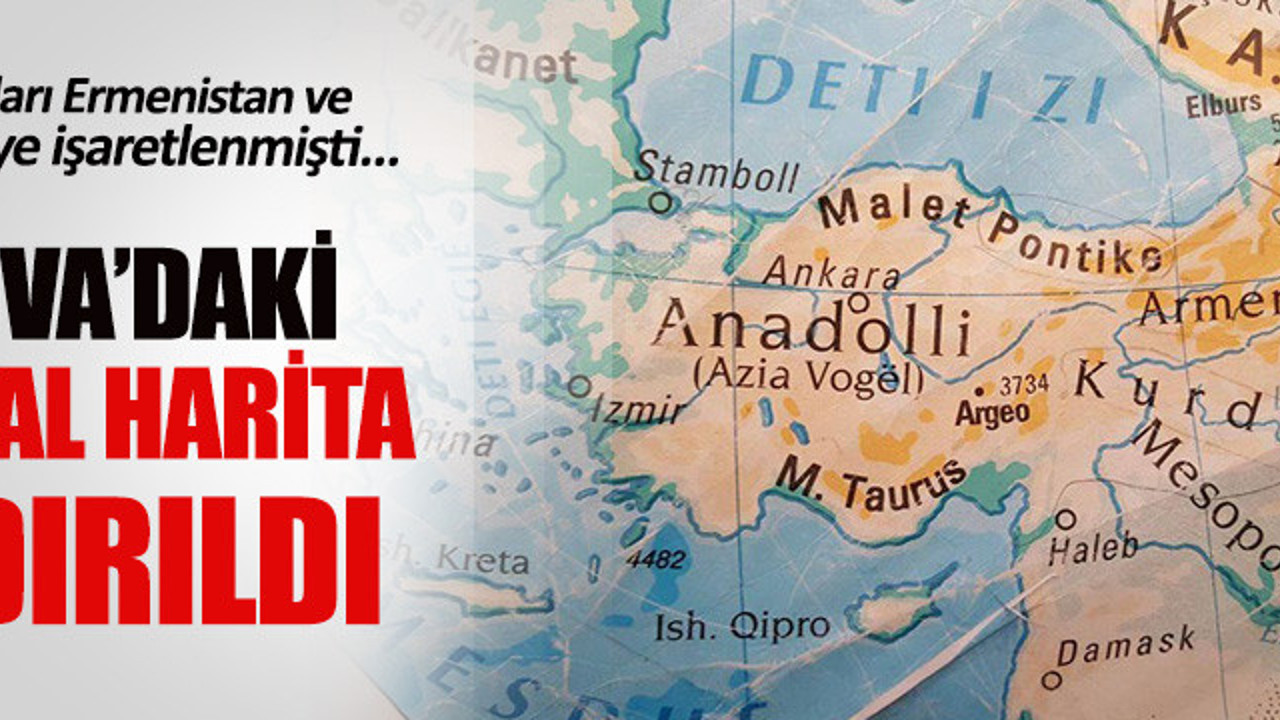 Kosova'da tepki çeken 'Türkiye haritası' okuldan kaldırıldı