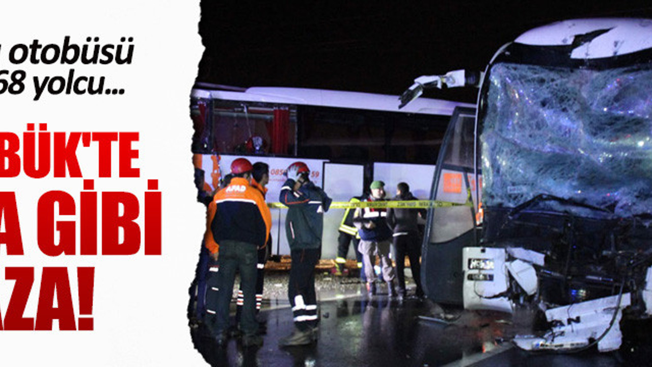 Karabük'te facia gibi kaza!