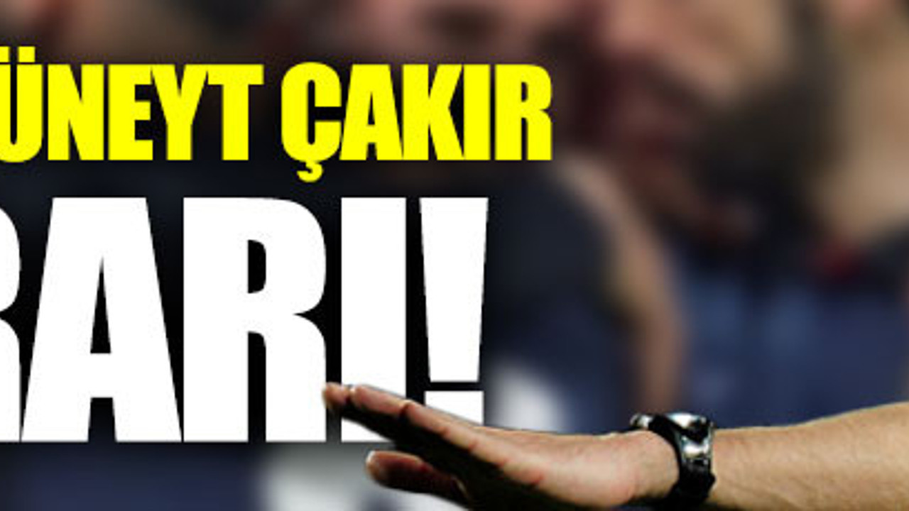 UEFA'dan Cüneyt Çakır'a görev (25 Eylül 2016)