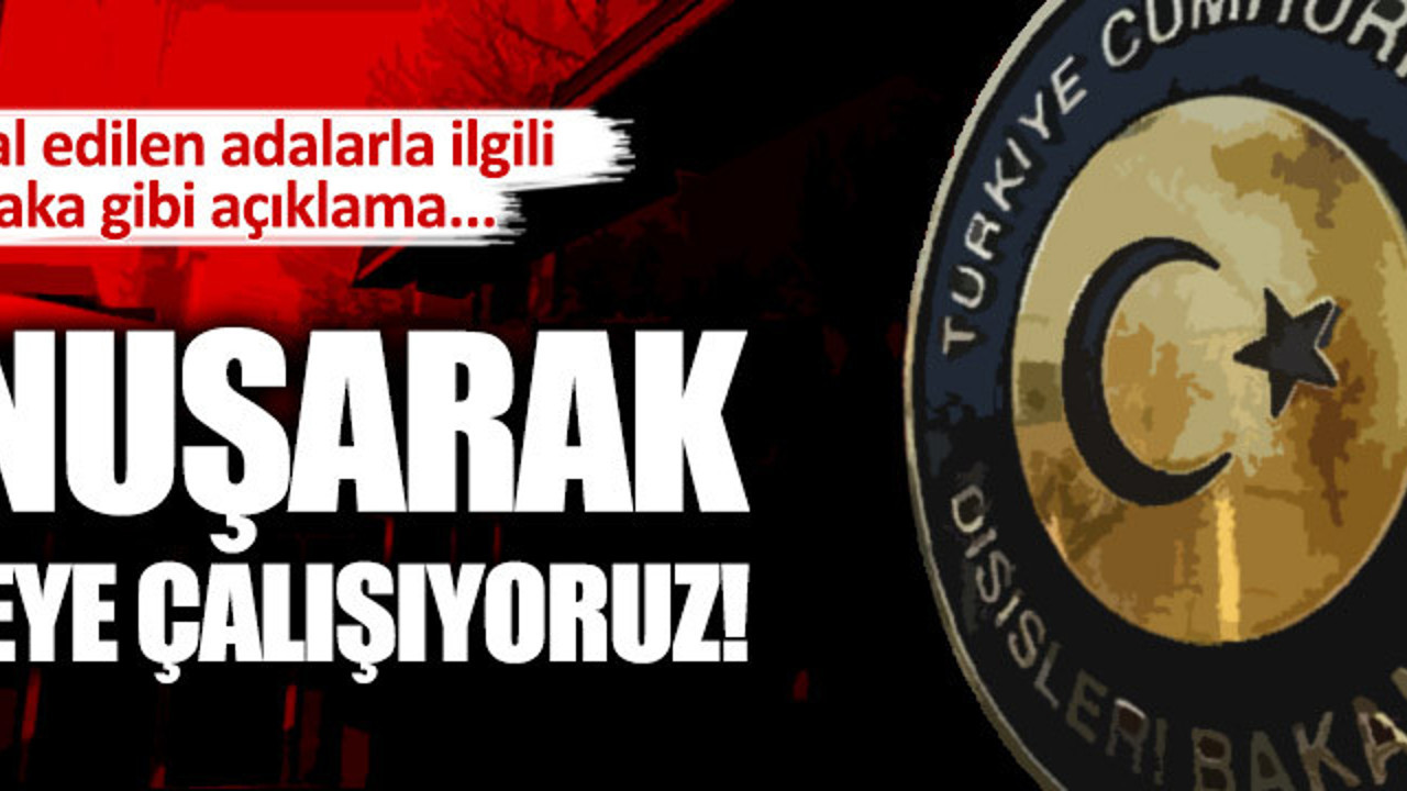 Bakanlıktan 'Adalar' açıkaması