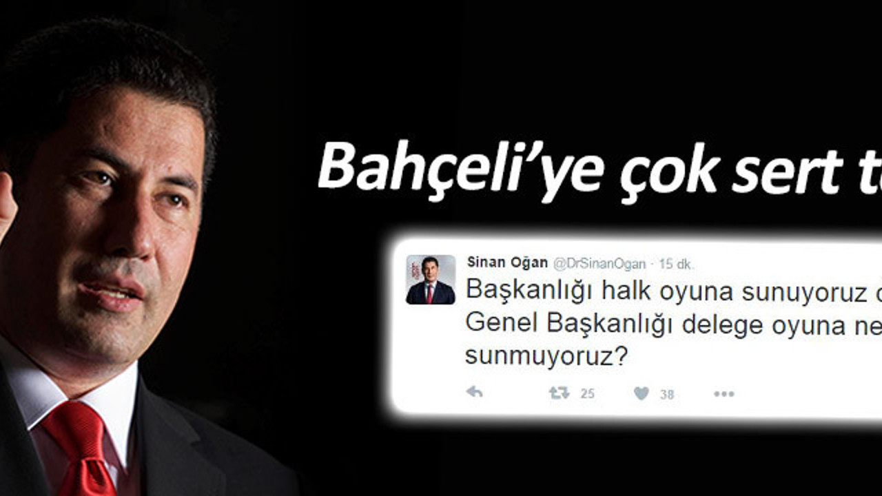 Sinan Oğan'dan kurultay çağrısı