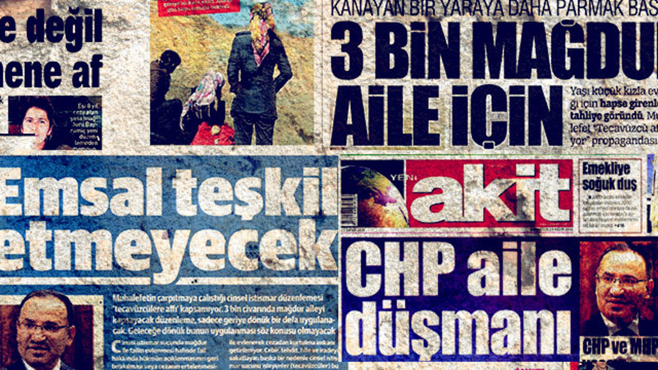 Yandaşlar 'tecavüz yasası'na böyle kılıf buldu