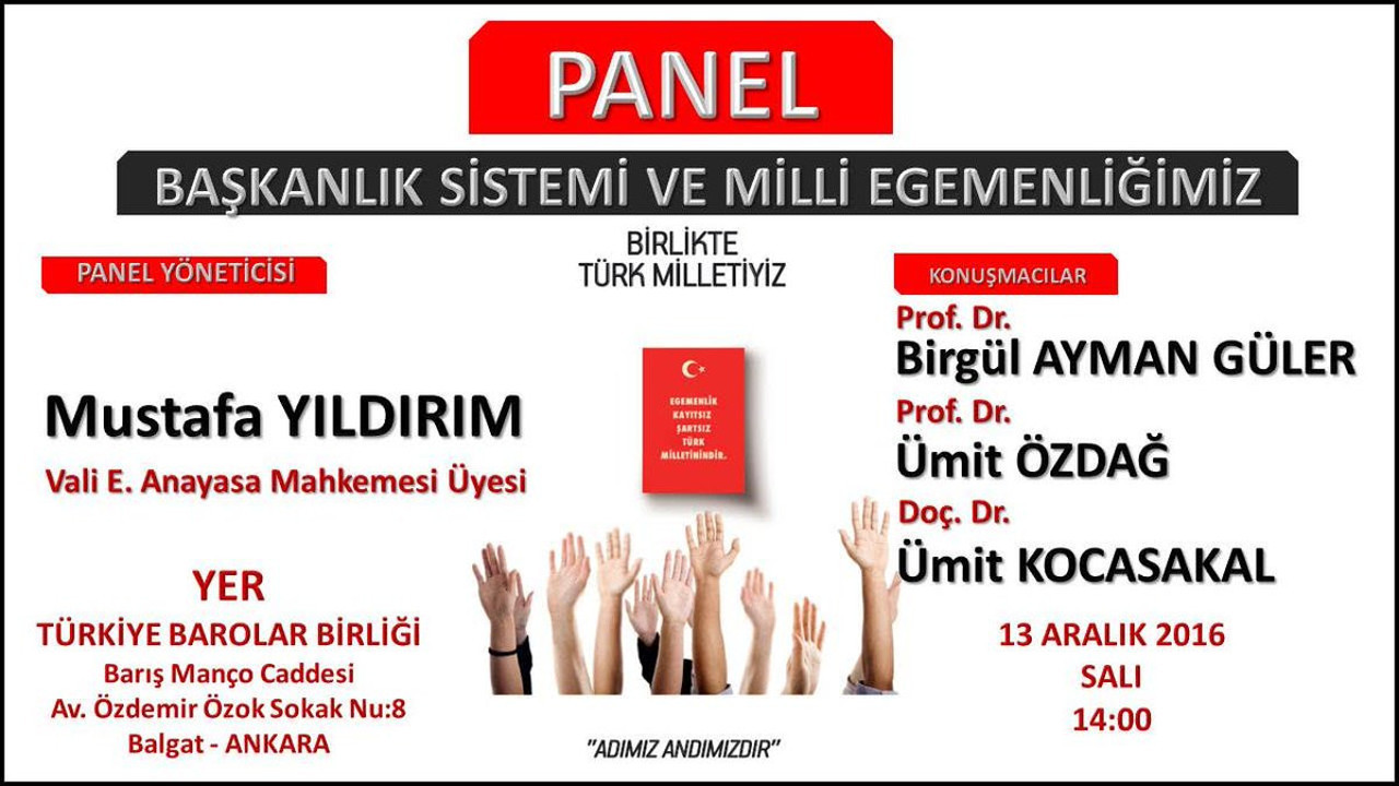 Başkanlık tartışılacak