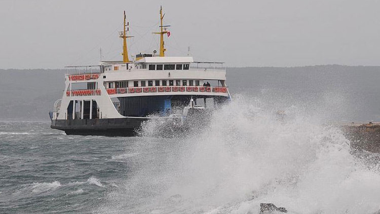 İstanbul'da vapur seferleri iptal edildi (28 Şubat 2017)