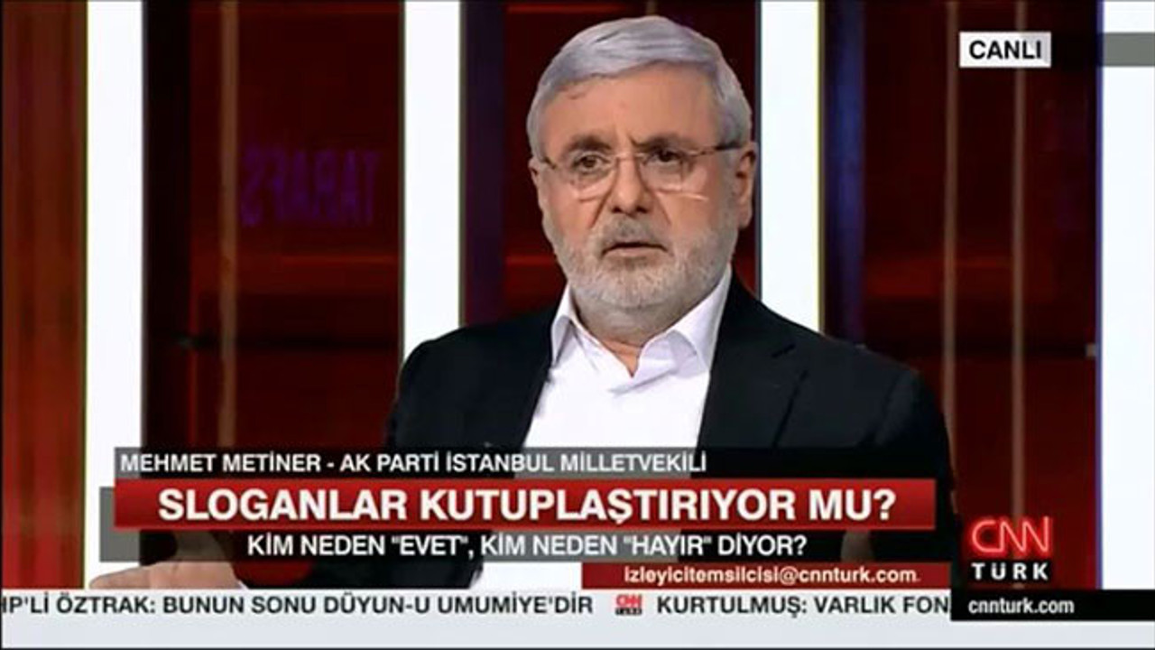 AKP’li Metiner: “HDP tabanı evet diyecek”