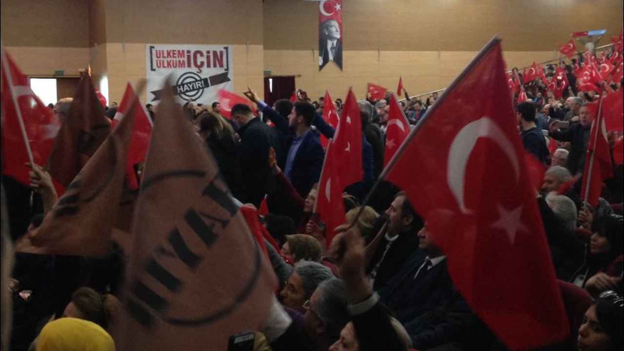 Ülkücüler 'hayır'da birleşti: "Niyet hayır, akıbet hayır!"