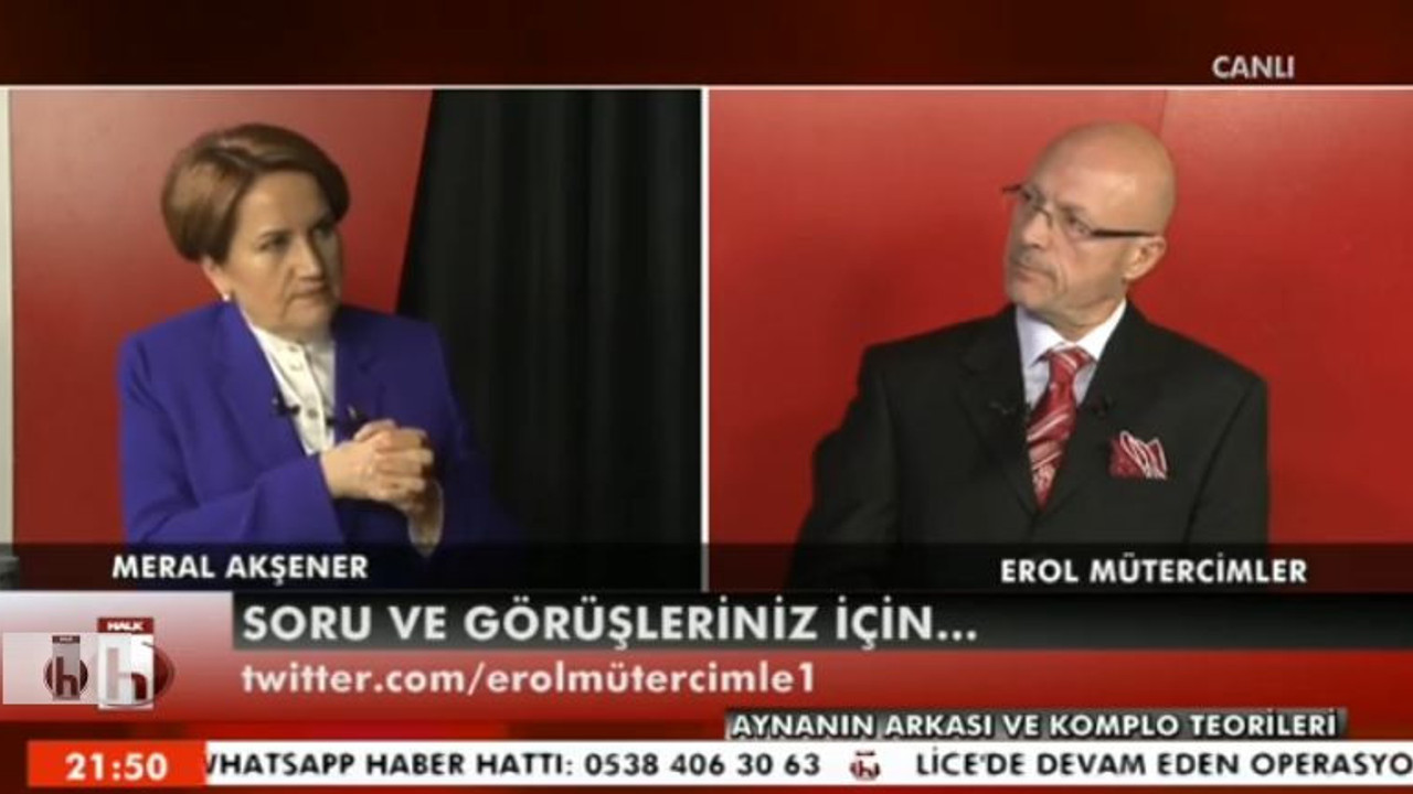 Akşener: Bahçeli'nin AKP'den yardım aldığı aşikar