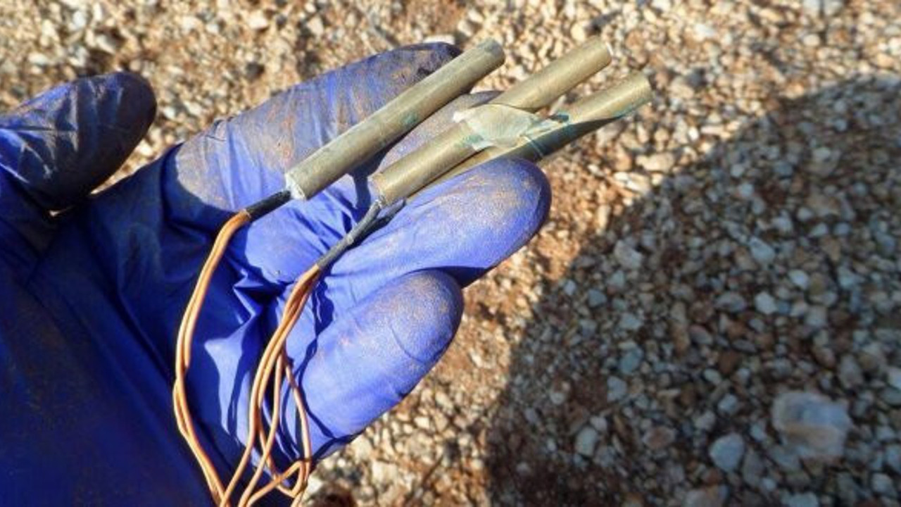 750 kilo patlayıcı son anda ele geçirildi