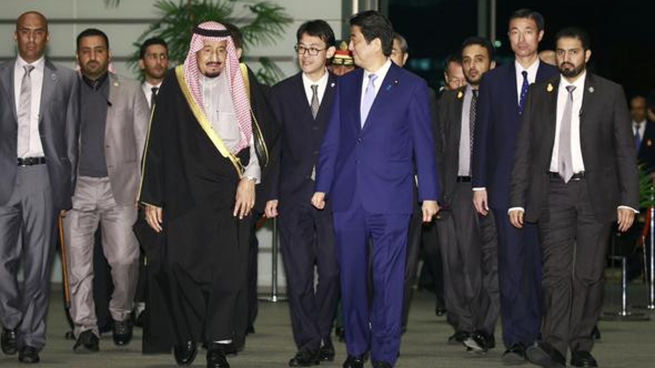 Kral Selman, Tokyo'ya 1000 kişilik kafile ile gitti