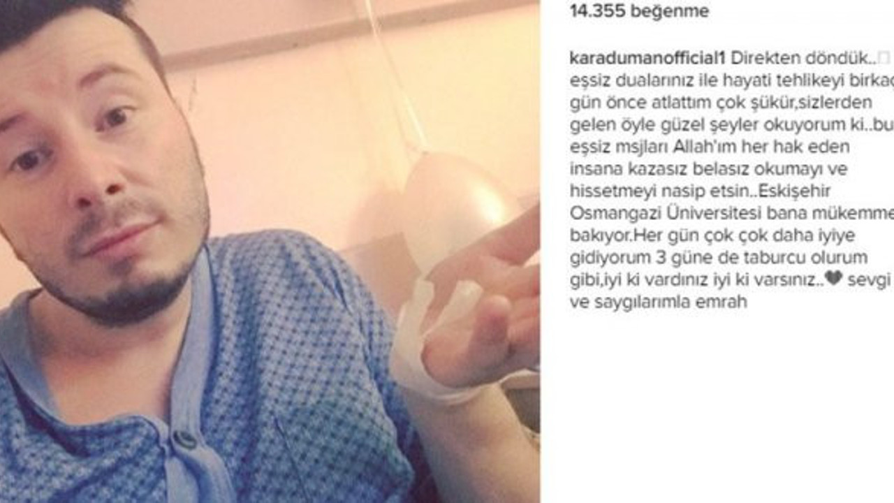 Saldırıdan sonra Karaduman'dan ilk açıklama