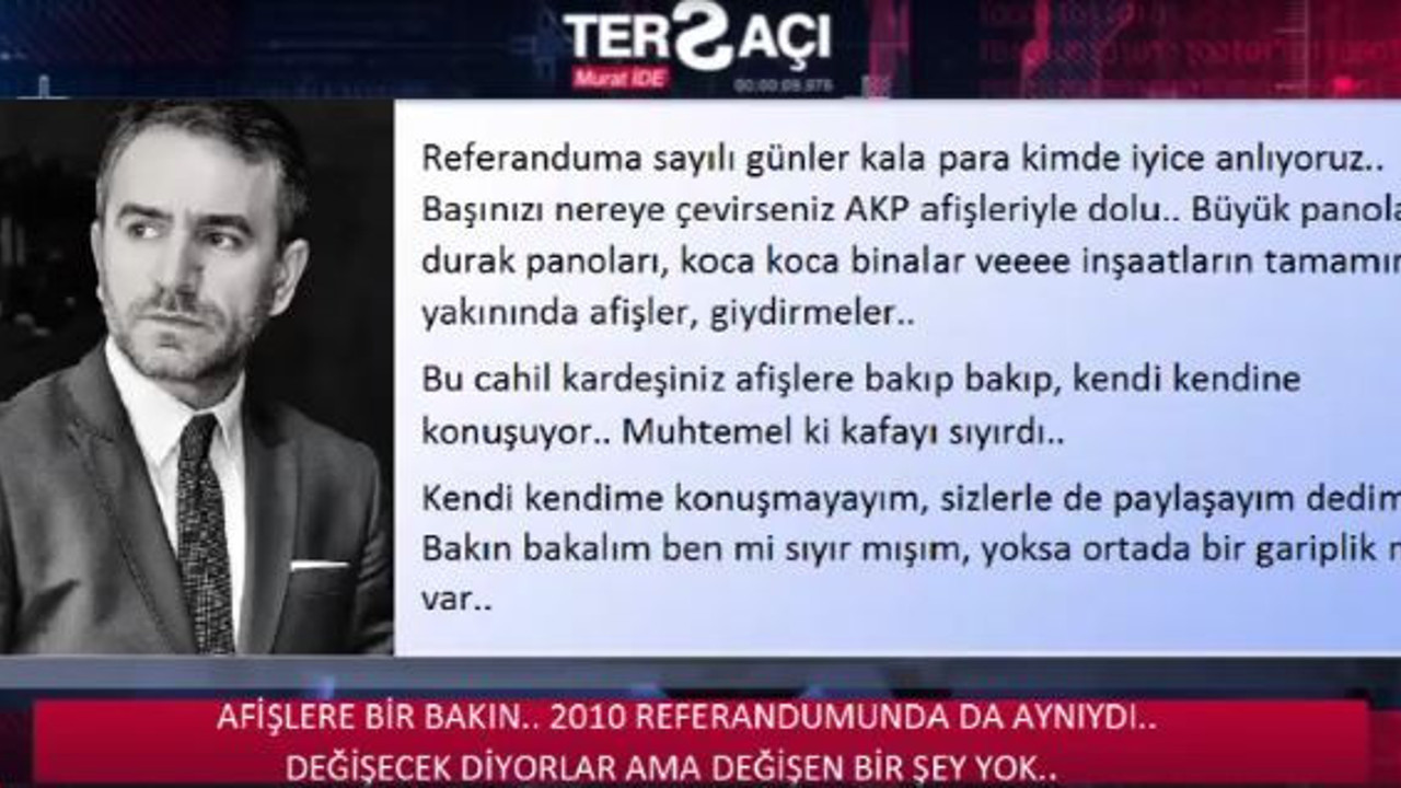 Murat İde, "Devlet Bey'in öğrencisi olarak 'hayır' diyorum"
