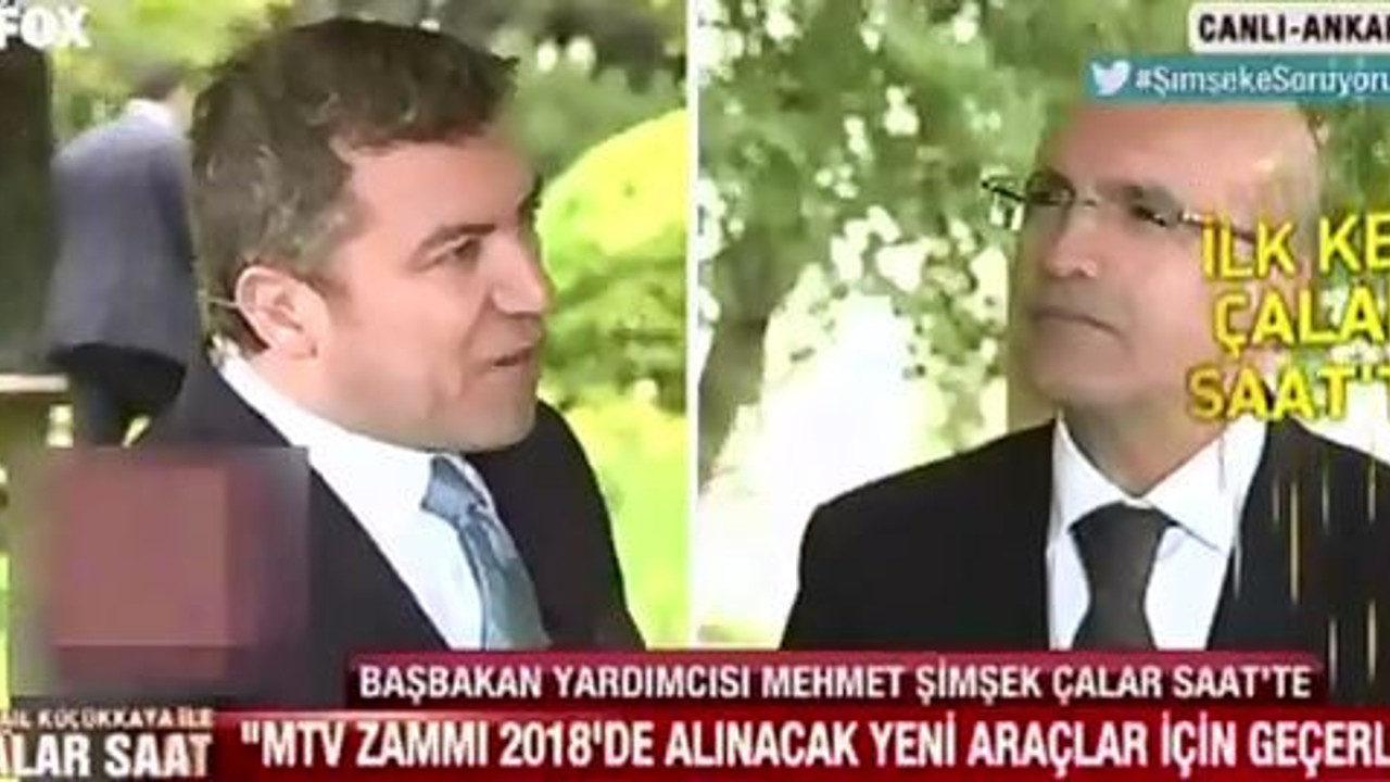 Başbakan Yardımcısı Mehmet Şimşek'ten MTV açıklaması!