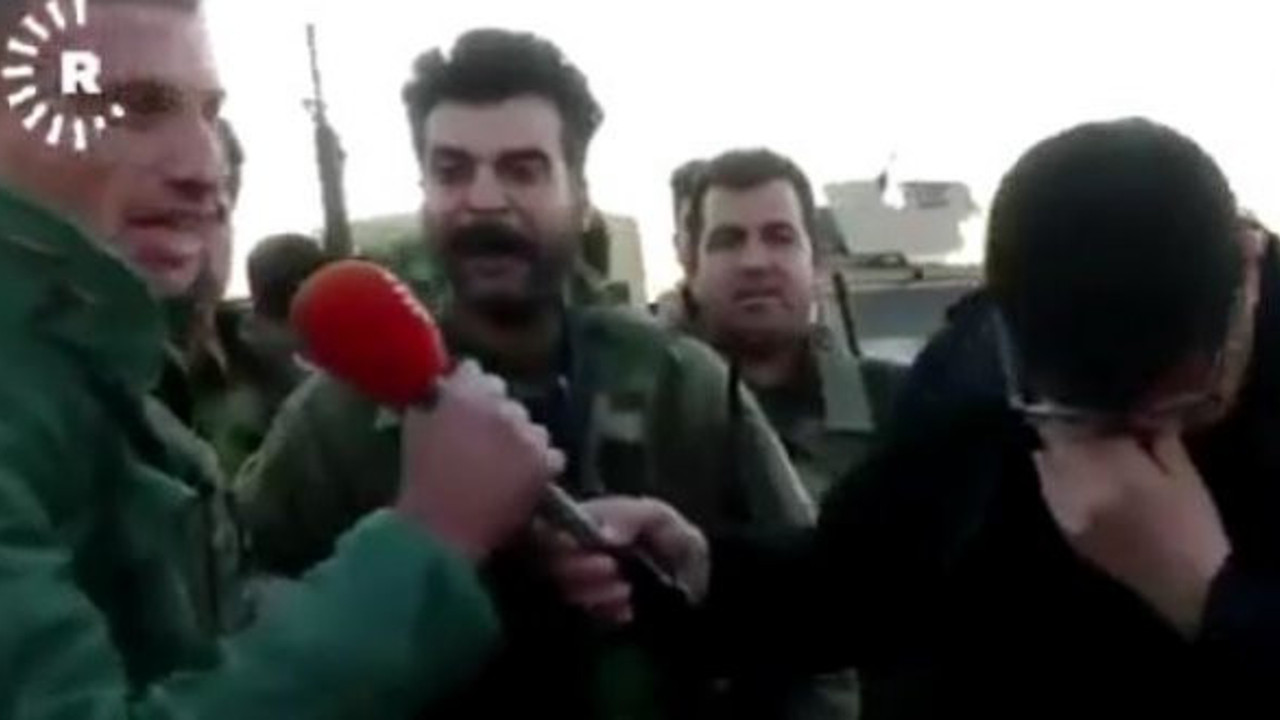Peşmerge çatışmadan kaçınca Rudaw muhabiri ağladı!